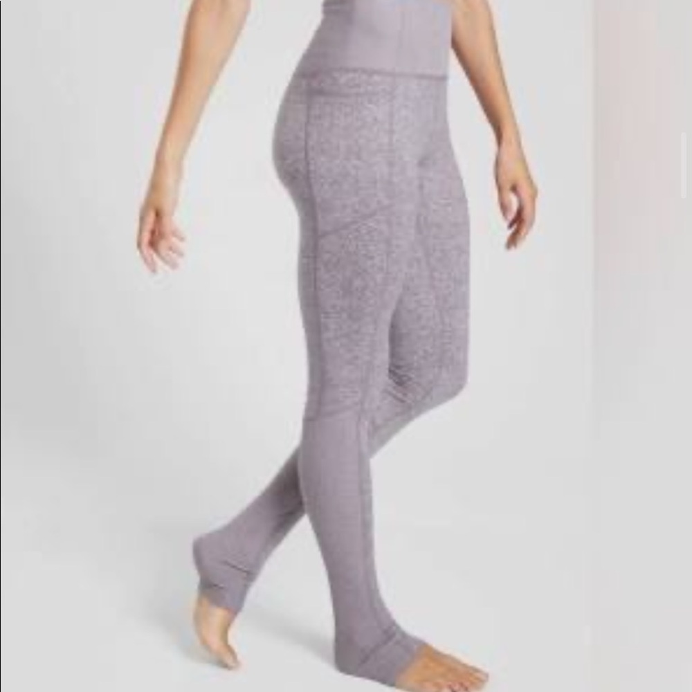 •Athleta Heathered Exhale Heel Tight•